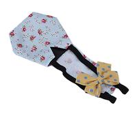 UPALDHOU Pañal Transpirable para Aves de Corral, para Pollo, Pato, Ganso, Precioso Pañal para Ropa con Pajarita para Mascotas, Pañales Limpios Reutilizables para Interiores para Aves de Corral (L