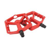 UPALDHOU Pedales Planos de Fibra de Nylon Pedales Plisos Ligeros de Doble Rodamiento de Bicicleta de Montaña de Plataforma Gran