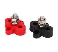 UPALDHOU Pernos de Distribución de Energía de 48 V, Conector de Barra Colectora de Poste de Unión a Tierra de Batería para Barco RV de Coche (M8 5/6 pulg.)