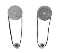 UPALDHOU Polea Loca de Correa de Distribución, Juego de Polea de Distribución 20 Dientes 60 Dientes Rueda Síncrona de Aluminio con Correa para Impresora 3D (8mm)