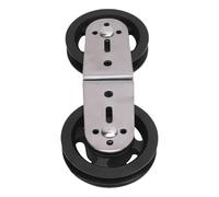 UPALDHOU Puletas Duales Giratorias para el de Polea de Gimnasio de Máquina de Cable Capacidad de 500 LB con Rotación Suave de Susurro 35dB Rodamientos de Grado Industrial para Entrenamiento de
