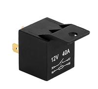 UPALDHOU Relé de 5 Pines 12 V Relé Automático Metal Plástico 30 A 40 A Resistente A la Intemperie Impermeable Enchufe Directo Universal para Automóvil Camión SUV Reemplazo de Control Eléctrico