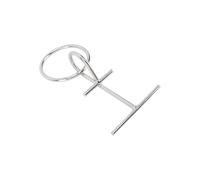 UPALDHOU Ruta del Muelle Portátil Marino con O Anillo Acero Inoxidable 304 para Guardabarros -Finger -Bush Varillas, Portátiles y Prácticas, para Botes Más Grandes