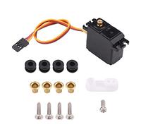 UPALDHOU Servo RC de Engranaje de Metal de 2,2 Kg, Accesorio de Coche RC de Alto Torque, Control Remoto Servo para Coche RC 1/16, 1/14, 1/12 con Carcasa de Plástico