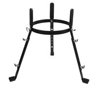 UPALDHOU Soporte de Conta de Conga Profesional Conga Soporte de Tambor de Ajustable 52.5-68 Cm Material de Hierro Ajustable de Altura con Bloqueo Seguro para Rendimiento de Percusión