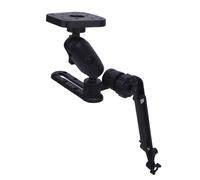 UPALDHOU Soporte Electrónico Marino, Placa de Montaje Ajustable para Sonda de Pesca con Base Esférica de 1,5 Pulgadas y Brazo Extensible, Repuesto para Sondas de Pesca y Plotters GPS