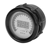 UPALDHOU Tacómetro Digital Profesional de 52 Mm/2 Pulgadas con Manual en Inglés para Automóviles de Gasolina de 12 V, Pantalla de Números Clara para Conducción Nocturna