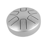 UPALDHOU Tambor de Lengua de Acero, Mini Instrumento de Percusión para Meditación, Educación Musical y Yoga, Tambor de Manual Profesional de 3.8 Pulgadas con Baquetas, Fácil de Tocar, Portátil con