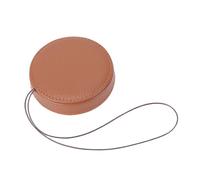 UPALDHOU Tapa de Protección de Lente, Cámara Instantánea de Lente de Cuero Retro PU con Cuerda Anti -pérdida para Mini 99 (Brown)