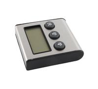 UPALDHOU Termómetro Digital para Carne, Temporizador de Lectura Instantánea de Alta Precisión para Cocina, Barbacoa, Parrilla para Cocineros Caseros, Plástico + Acero Inoxidable