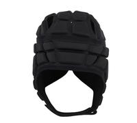 UPALDHOU UPALDHOU Casco de Fútbol con Bandera de Concha Suave, Casco de Rugby, Gorra Scrum para Jóvenes, Niños y Adultos (White) (Black)