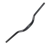 UPANBIKE Manillar de bicicleta MTB Mountain Bike manubrio de bicicleta extra largo φ31,8 mm x 720 mm 30 mm barra elevadora (negro)