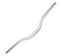 UPANBIKE - Manillar para Bicicleta de montaña extralargo de 31,8 mm x 440 mm/520 mm, (Plata, 440mm)