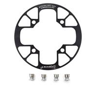 UPANBIKE Montain - Protector de Anillo de Cadena de aleación de Aluminio 104 BCD para piñones de Cadena de 32~34T 36~38T 40~42T (Negro, 36T ~ 38T)