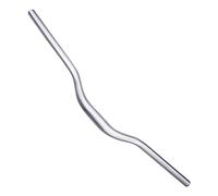 UPANBIKE MTB bicicleta extra larga manillar φ31,8 mm 720 mm/780 mm Riser Bar(plata, 720 mm)
