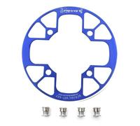UPANBIKE - Protector de Bandeja de Bicicleta de montaña 104 BCD de aleación de Aluminio para piñones de pedalier 32~34T, 36~38T, 40~42T (Azul, 32T-34T)