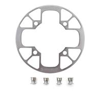 UPANBIKE - Protector de Bandeja de Bicicleta de montaña 104 BCD de aleación de Aluminio para piñones de pedalier 32~34T, 36~38T, 40~42T (Plata, 36T-38T)