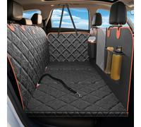 UPAWPIA Base Rígida Funda Coche Perro Impermeable Extensión Protector Coche Perros Asiento Trasero Antideslizante Antiarañazos Funda Perro Coche Se adapta a la mayoría de automóviles, camionetas y SUV