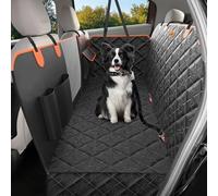 UPAWPIA Funda Coche Perro Impermeable Protector Coche Perros Asiento Trasero Resistente al Agua y a los Arañazos Cubre Asientos Coche Perro Ajuste Universal para la Mayoría de Turismos, Suv y Camiones