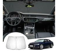 [Update] GAFAT Compatible con Audi A6 C8 4K | A7 4K8 2019-2024 2025 Parasol Interior, Parabrisas lunas delanteras, A6 C8 Accesorios, Protección Solar, Refrigeración, Protección UV, UPF 50+