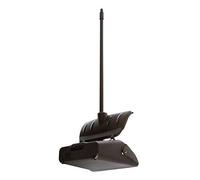 Update International LDPC-12BP Lobby Dust Pan with Black Hooper and Aluminum Handle, Set of 3 by Update International