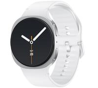 Upeak Correa Deportiva Compatible con Samsung Galaxy Watch 8 Correa 40mm 44mm, Pulsera de Silicona de Repuesto para Samsung Galaxy Watch 8 Classic 46mm Hombre Mujer, Blanco