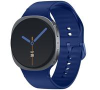 Upeak Correa Deportiva Compatible con Samsung Galaxy Watch 8 Correa 40mm 44mm, Pulsera de Silicona de Repuesto para Samsung Galaxy Watch 8 Classic 46mm Hombre Mujer, Azul