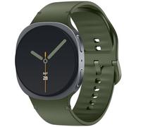 Upeak Correa Deportiva Compatible con Samsung Galaxy Watch 8 Correa 40mm 44mm, Pulsera de Silicona de Repuesto para Samsung Galaxy Watch 8 Classic 46mm Hombre Mujer, Verde