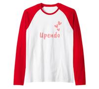Upendo Love En Suajili Camiseta Manga Raglan