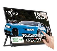 UPERFECT 18.5 Pulgadas 120Hz Táctil Monitor Portátil Pantalla Full HD Segundo Monitor con Soporte Integrado USB C Mini HDMI para PC Laptop Xbo, Cuerpo de Metal, Compatible con VESA