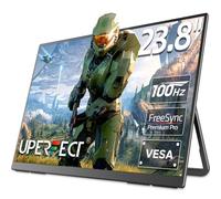 UPERFECT 24 Pulgadas 120Hz Monitor Portátil FHD 1080P 100% SRGB Pantalla IPS Mate Segunda con Soporte Ajustable de 180° USB C HDMI para Laptop/MacBoo/SteamDec/Smartphone/Mini PC, Compatible con VESA