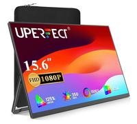 UPERFECT Monitor portátil 15,6 Pulgadas Pantalla Portatil USB C Display FHD 1080P 125% sRGB 1500:1 Segundo Monitor para PC Laptop, Soporte VESA