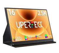 UPERFECT Monitor Portatil 2.5K 16 Pulgadas Pantalla Portatil IPS con Estuche Protector HDMI/Type-C/USB-C, Altavoz Incorporado, para Ordenador Portátil/PC/Xbo/Teléfono