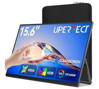 UPERFECT Monitor portátil Táctil 15,6 Pulgadas Ultradelgado Pantalla Portatil USB C Display FHD 1080P 125% sRGB 1500:1 Segundo Monitor para Laptop/PC/Teléfono/Game Console, Soporte VESA