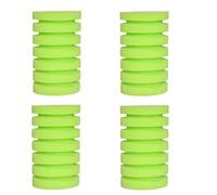 UPETTOOLS Filtro de esponja bioquímica para acuario, bomba de aire ultra silenciosa, filtro de espuma para tanque de peces (esponja verde, 4 paquetes)