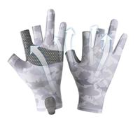UPF50+ Fishing Gloves, Wear Resistant Grip, Outdoor Summer, Boat Rowing | UPF50+ Fishing Gloves, Wear Resistant Palm Protection, Breathable Sun Shield, Summer Outdoor Sport, Boat Rowing Comfort