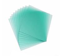 Upfasixy Cubierta protectora de policarbonato transparente para soldar, placa de lente de repuesto para casco de soldadura, escudo resistente al fuego anticaídas para aplicaciones eléctricas para