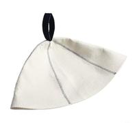 Upfasixy Sombrero de sauna de fieltro grueso para hombres y mujeres, gorro aislante del calor con defensa de la frente y las orejas, entrada de baño cálido para una sauna extendida cómoda (azul)