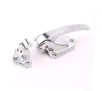 Upgades - Tirador de metal con sistemas de bloqueo integrados, fácil de operar, perfecto para horno y almacenamiento en frío, puerta de cerradura, puerta para niños pequeños, puerta de caja, cerradura