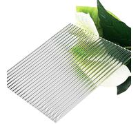 UpGBRF Lámina De Acrílico Expositor Bloque De Exhibición Panel Texturizado Transparente para La Decoración De Paneles, 30 Cm X 30 Cm,Whide Stripe,Thick 8mm