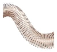 UpGBRF Manguera De Aspiración De Poliuretano Tubo Flexible De PU 1 Metro para Talleres De Carpintería, Espesor De Pared 1,2mm,Inner Diameter:260mm