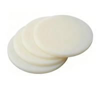 UpGBRF Placa De Plástico ABS Láminas Hojas De Plástico Beige Redondo 4.5Cm
