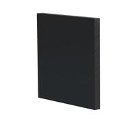 UpGBRF Placa De Plástico ABS Plásticos Láminas Hojas De Plástico ABS Negro Adecuado para Modelos De Edificios Industriales, Varios Tamaños,200mm x 200mm,Thickness:35mm