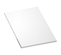 UpGBRF Placa PVC Rígida Panel Plástico Sólido Tablero De Cloruro De Polivinilo Blanco para Accesorios De Modelismo, Espesor 2,5 Cm,250mm x 250mm