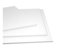 UpGBRF Placa PVC Rígida Panel Plástico Sólido Tablero De Cloruro De Polivinilo Blanco para Publicidad Industrial, Varias Especificaciones,Thick:3mm,150mm x 150mm