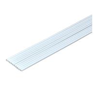 UpGBRF Tubo De Plástico ABS Forma Redonda Adecuado para Accesorios De Modelo, Diámetro Exterior 2mm, Longitud 50cm,10pcs