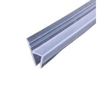 UPGEQMDK Goma para Mampara de Ducha, Junta de Ducha de 200 cm, Junta para Puerta de Cristal de 6-12 mm, unta de Repuesto Impermeable o mampara de Ducha (H,12MM)