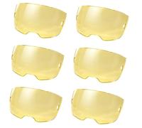 Upgrad - Paquete de 6 lentes de cubierta frontal ámbar 0700600881 compatibles con cascos de soldadura Esab Sentinel A60, alta definición, transparente sin distorsión, no apto para uso con casco de