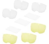 Upgrad - Paquete de 9 lentes de cubierta frontal compatibles con cascos de soldadura ESAB Sentinel A60, alta definición, cristalino sin distorsión, no apto para uso con casco de soldadura ESAB