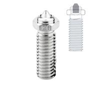 Upgrade Bimetal MY Boquilla 0.4 de acero endurecido recubierto de cobre compatible con Volcano Heater Block Hotend Genius Pro Sidewinder X1 X2 FLSUN SR Vyper Kobra Max/Plus, Kobra 2 Impresora 3D (0,4